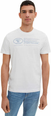 Tom Tailor Printed Crewneck férfi póló