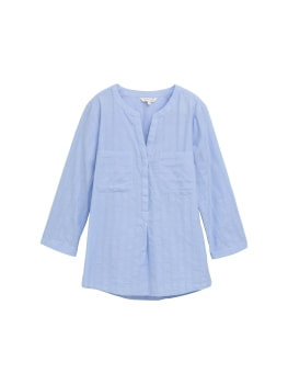 Tom Tailor TOM TAILOR Casual Chambray Női 3/4-es blúz