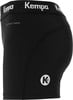 Schwarze Sporthose mit Kempa-Logo und Schriftzug dry tech base.