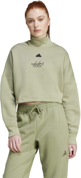 adidas W BLUV Q3 C SWT Női felső, galléros