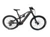 Ein Full-Suspension-E-Bike mit Dämpfer und Scheibenbremsen.