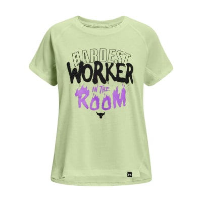 Under Armour Project Rock Hwitr T-Shirt