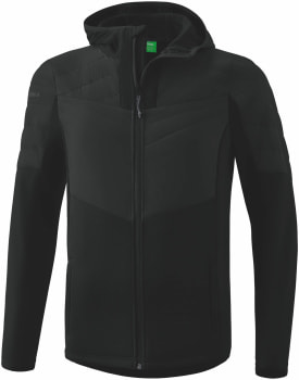 Erima Hybrid Jacke Wanderjacke mit Kapuze 93% PES, 7% EL