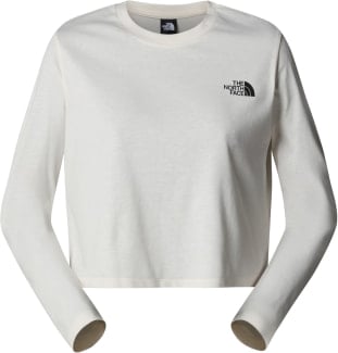 THE NORTH Face W L/S Simple Dome Crop Tee Shirt Langarm