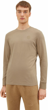 TOM TAILOR LS W.Chest Print férfi póló