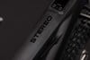 Rahmendetail eines E-Bikes mit STEREO Schriftzug und Bosch Logo.