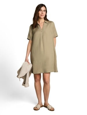 Tom Tailor Linen With Polo női ruha Tom Tailor Linen With Polo női ruha
