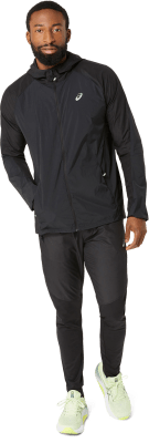 Asics Road Windjacke mit Kapuze