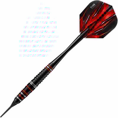 Harrows Fire High Grade Alloy 3er-Set Soft Dartpfeile