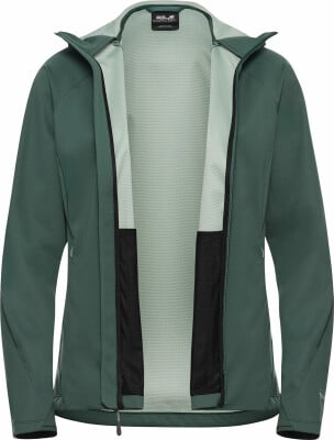 Jack Wolfskin Skyvail Softshelljacke mit Kapuze
