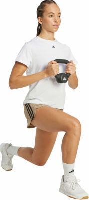 adidas Pacer Training 3-Streifen High-Rise Shorts