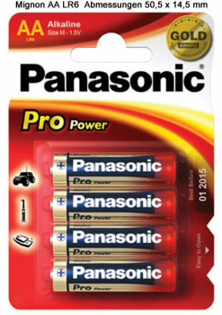 Panasonic batéria 1,5V LR6PPG/4BP