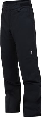Schwarze Skihose mit dem Peak Performance Logo. Schwarze Skihose mit dem Peak Performance Logo.