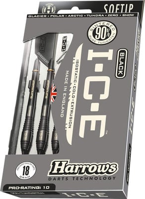 Harrows Black Ice 3er-Set Soft Dartpfeile Harrows Black Ice 3er-Set Soft Dartpfeile