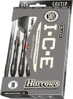 Harrows Black Ice 3er-Set Soft Dartpfeile