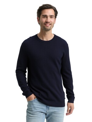 Tom Tailor Cotton Cashmere férfi pulóver