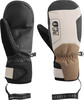 Skihandschuhe von Picture in Schwarz und Beige, mit Tragegurten.