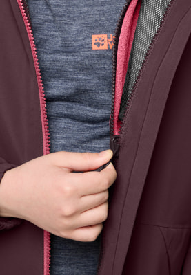 Jack Wolfskin Iceland 3in1 Funktionsjacke mit Kapuze
