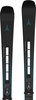 Atomic Redster Skier mit schwarzer Oberfläche und blauem Farbverlauf.