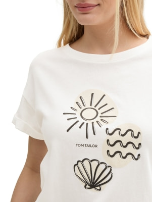 Tom Tailor Loose Knit női póló