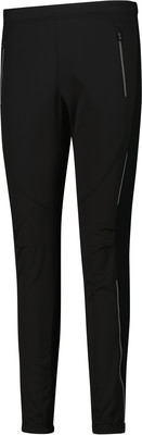 Schwarze Sporthose mit reflektierenden Details und Reißverschlusstaschen. Schwarze Sporthose mit reflektierenden Details und Reißverschlusstaschen.
