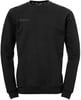 Schwarzes Herren-Langarmshirt mit Kempa-Logo auf der Brust.