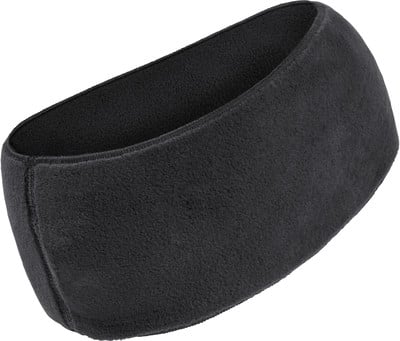Schwarzer Fleece-Schlauchschal oder Stirnband für Wärme. Schwarzer Fleece-Schlauchschal oder Stirnband für Wärme.