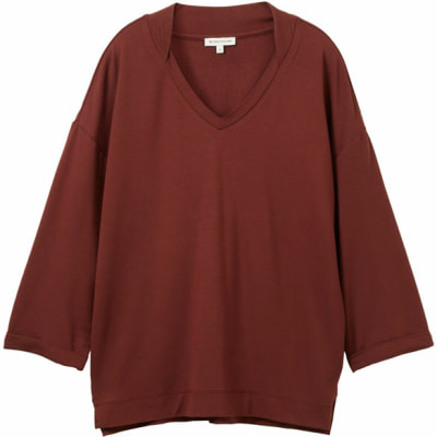 Tom Tailor TOM TAILOR Sleeky V-Neck női póló