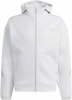 Grauer Herren-Hoodie von Adidas mit Reißverschluss und Logo