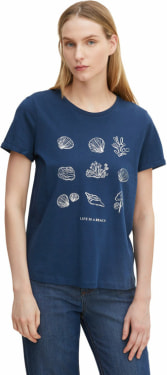 Crew Neck Print női póló rövid ujjú