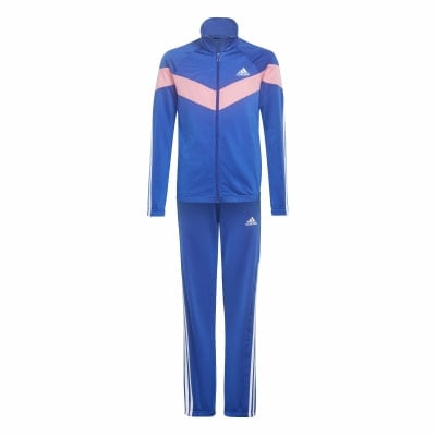 adidas 3-Stripes Colorblock dívčí tepláková souprava