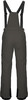 Rückansicht einer dunkelgrauen Skihose mit Latz und schwarzen Trägern.