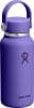 Lila Hydro Flask Thermoskanne mit Henkel und Hand-Logo.