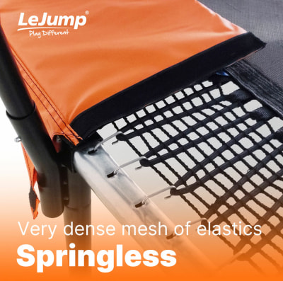 Lejump Outdoortrampolin Flora 4,27m inkl. Sicherheitsnetz und Leiter