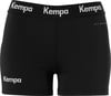 Schwarze Kempa Sporthose mit Markenlogo und Dry Tech Base Technologie.