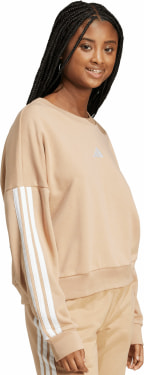 Essentials 3-Streifen French Terry Pullover