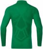 Grünes Herren-Langarmshirt mit Rückendesign.