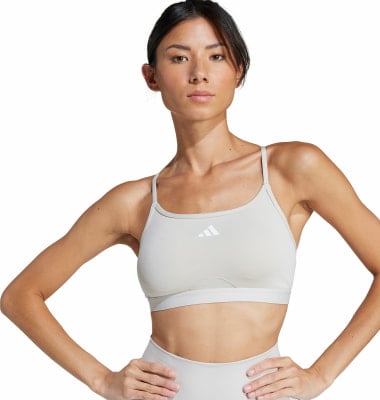 adidas Aeroreact Training 3-Streifen Sport-BH