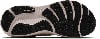Laufschuhsohle von Brooks mit schwarzem Anti-Rutsch-Profil und Logo.