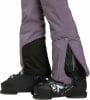 Skihose mit schwarzem Einsatz und Reißverschluss am Stiefel.