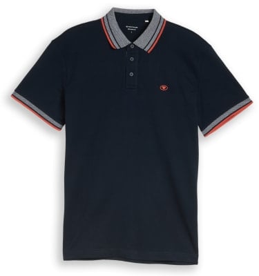 Tom Tailor Printed férfi galléros póló