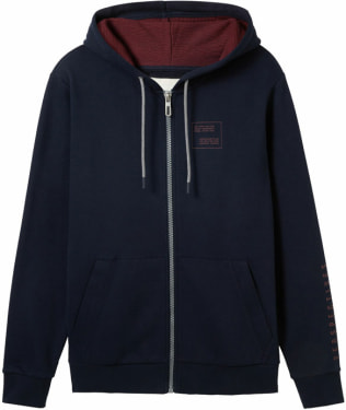 TOM TAILOR Basic Hoodie Jkt férfi kapucnis felső