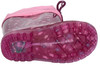 Rosa Gummistiefel mit Sternen und rosa Stoffmanschette