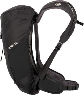 Schwarzer Kohla Active 15L Rucksack mit gepolsterten Schultergurten und Hüftgurt. Schwarzer Kohla Active 15L Rucksack mit gepolsterten Schultergurten und Hüftgurt.