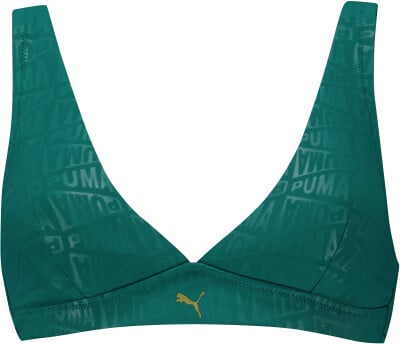 Puma Embossed V-Neck Plunge Bikino-Oberteil Puma Embossed V-Neck Plunge Bikino-Oberteil