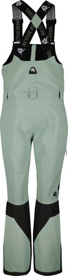 Damen-Skihose mit Latz und schwarzen Streifen an den Hosenbeinen. Damen-Skihose mit Latz und schwarzen Streifen an den Hosenbeinen.