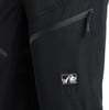 Schwarze Hose mit Bergmotiv und Schriftzug OFF ZONE.