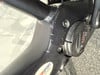 Rahmendetail eines E-Bikes mit Bosch-Motor und kleinen Kratzern.