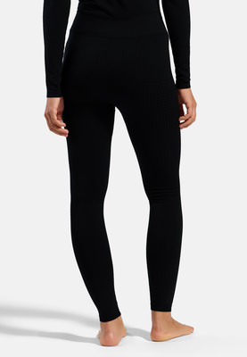 Schwarze Damenleggings mit langem Ärmel und Textur. Schwarze Damenleggings mit langem Ärmel und Textur.