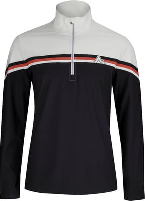 Damen-Pullover schwarz mit weißem Kragen und Streifen. Damen-Pullover schwarz mit weißem Kragen und Streifen.